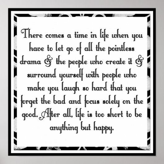 Laat drama los poster (Voorkant)