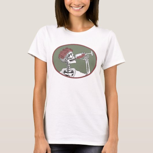 laat drink t-shirt (Voorkant)