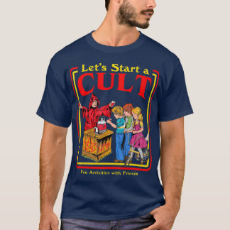 Laat een Cult Satanic  Horror Edgy beginnen T-shirt