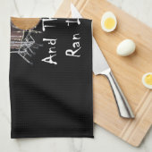 Laat er drummers zijn theedoek (Quarter Fold)