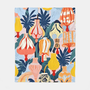 Laat er lampen zijn fleece deken