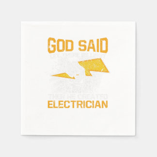Laat er licht zijn dan Creëer hij elektricien Servet