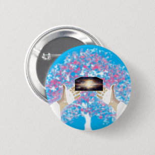 Laat er licht zijn: en er was licht ronde button 5,7 cm