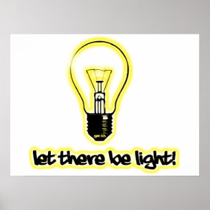 Laat er licht zijn poster