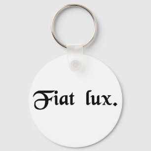 Laat er licht zijn. sleutelhanger