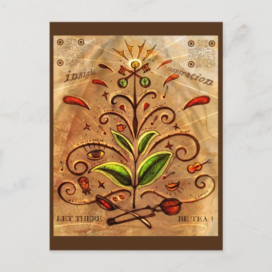 "Laat er thea zijn"-Briefkaart Briefkaart (Voorkant)