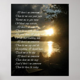 " laat er vandaag zijn " - Poster