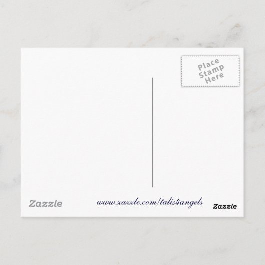 Laat er vrede op aarde zijn briefkaart (Achterkant)