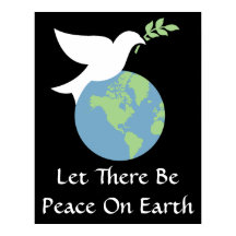 Laat er vrede zijn op het Poster op aarde