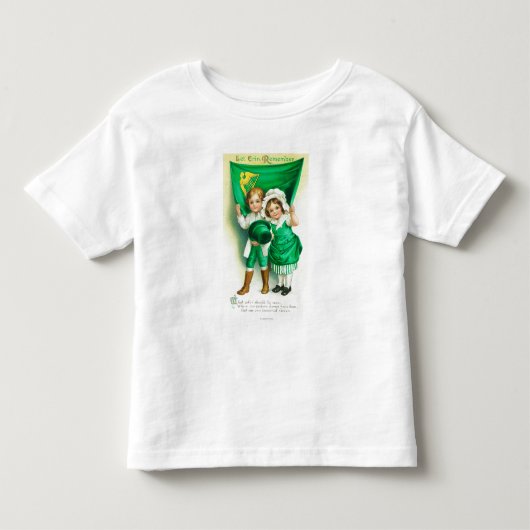 Laat Erin Couple herinneren die een vlag houdt Kinder Shirts (Voorkant)