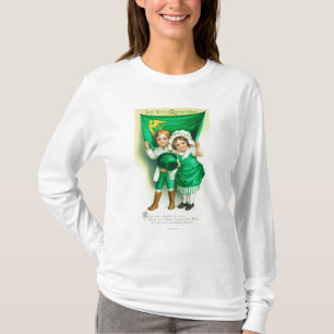 Laat Erin Couple herinneren die een vlag houdt T-shirt