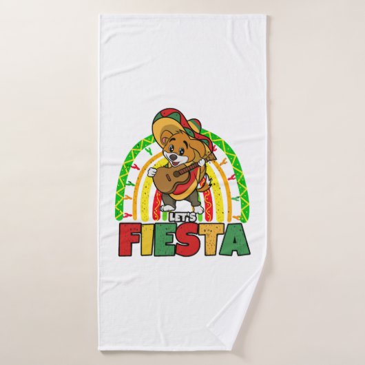 Laat Fiesta Dog Badhanddoek (Badhanddoek)