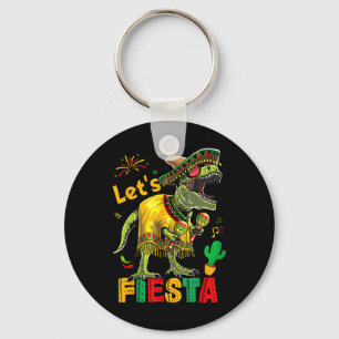 Laat Fiesta Mexicaans Dino Trex Cinco De Mayo peut Sleutelhanger