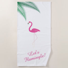 Laat Flamingle Flamingo Beach Towel Flamingle Strandlaken