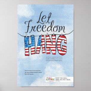 Laat Freedom Poster hangen