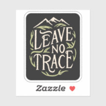 Laat geen spoor van wandelen achter