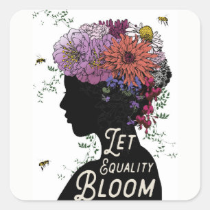 Laat Gelijkheid bloeien stickers