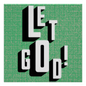 Laat God Christelijk Geloof Perfect Poster (Voorkant)
