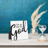 Laat God Christelijk ondertekenen. Fotoplaat (Insitu)