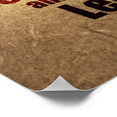 Laat God gaan (12-stap herstelprogramma) Poster (Hoek)