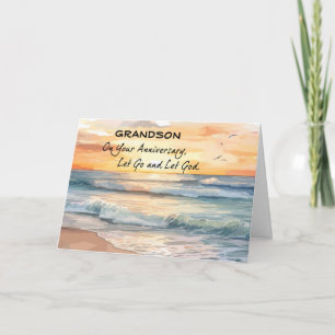 Laat God herstel Jubileum Ocean Sunset los Kaart