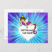 Laat God los. Briefkaart (Voorkant / Achterkant)