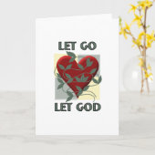 Laat God los. Kaart (Gele Bloem)