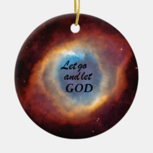 "Laat God los" Keramisch Ornament