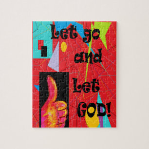 Laat God los. Legpuzzel