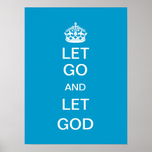 Laat God los. Poster