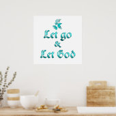 Laat God los. Poster (Keuken)