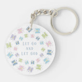 Laat God los. Sleutelhanger (Achterkant)