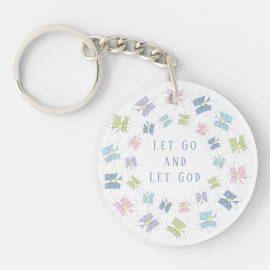 Laat God los. Sleutelhanger (Voorkant)