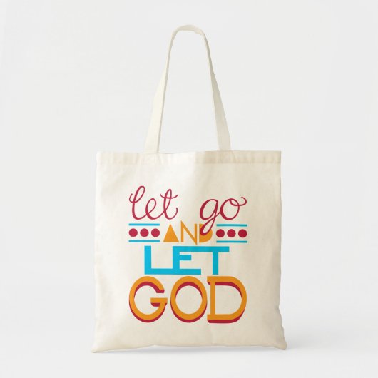 Laat GOD los Tote Bag (Voorkant)