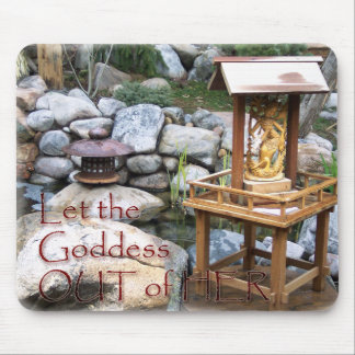 Laat Goddess uit Mousepad Muismat