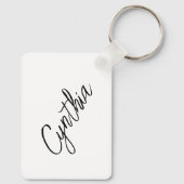 Laat Gods Schriftinspiratie gepersonaliseerd worde Sleutelhanger (Achterkant)