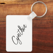 Laat Gods Schriftinspiratie gepersonaliseerd worde Sleutelhanger (Achterkant)