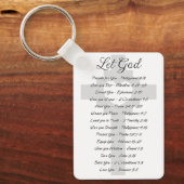 Laat Gods Schriftinspiratie gepersonaliseerd worde Sleutelhanger (Voorkant)