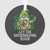 Laat grapjes beginnen ornament (achterkant)