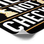 laat haar schaak los zonder de schaakspelers in te poster (Hoek)