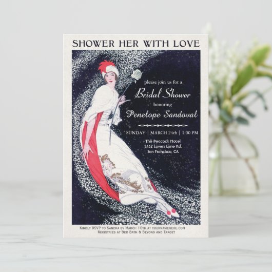 Laat haar zien met uitvindingen van de Liefde Brid Kaart (Staand voorkant)