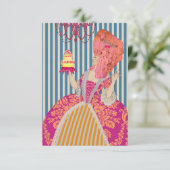 Laat hen een koekje eten - Invitaties / RSVP Kaartje (Staand voorkant)