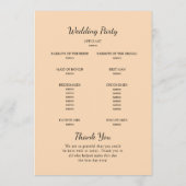 Laat herfst achter. Herfst stijlvolle botanische b Programma (Achterkant)