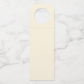 Laat herfst achter. Herfst stijlvolle bruiloft Bot Flessenhanger (Achterkant)