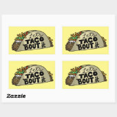 Laat het aan Taco over Rechthoekige Sticker (Vel)