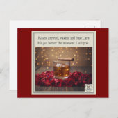 Laat het achter feestdagenkaart (Voorkant / Achterkant)