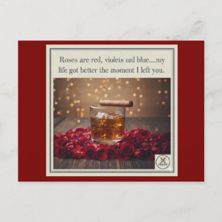 Laat het achter feestdagenkaart