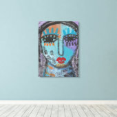 Laat het Afgelopen achter Abstracte Schilderen op Canvas Afdruk (Insitu (Houten vloer))