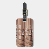 Laat het allemaal Giraffe Safari Hakuna Matata zo Bagagelabel (Voorkant verticaal)