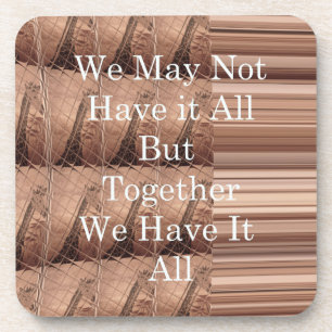 Laat het allemaal Giraffe Safari Hakuna Matata zo  Drankjes Onderzetter